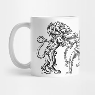 Hercules Taming Cerberus Mug